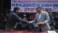 Puspa Kamal Dahal at vegetabel market